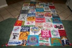 custom t-shirt quilt
