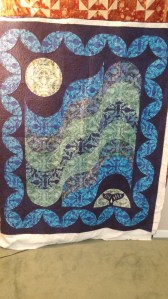 whales and waves quilting