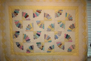 antique fan quilting